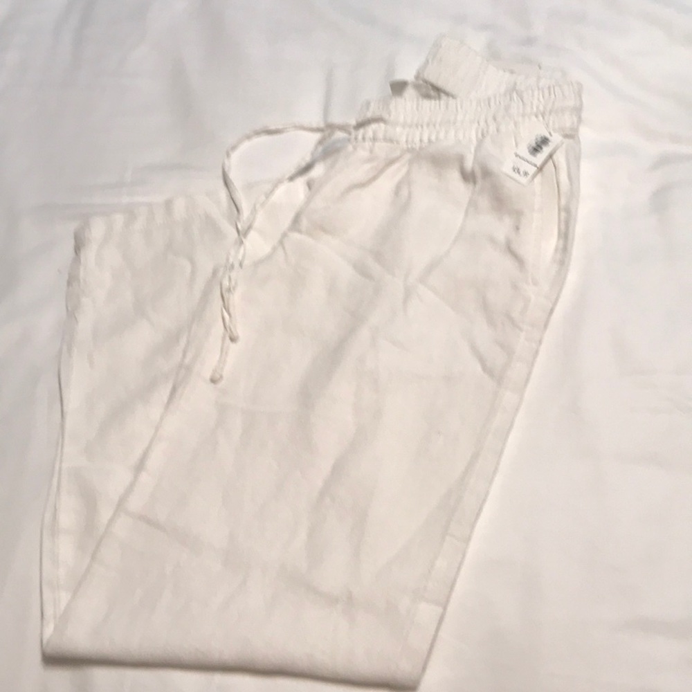 Wide Leg Linen Pants